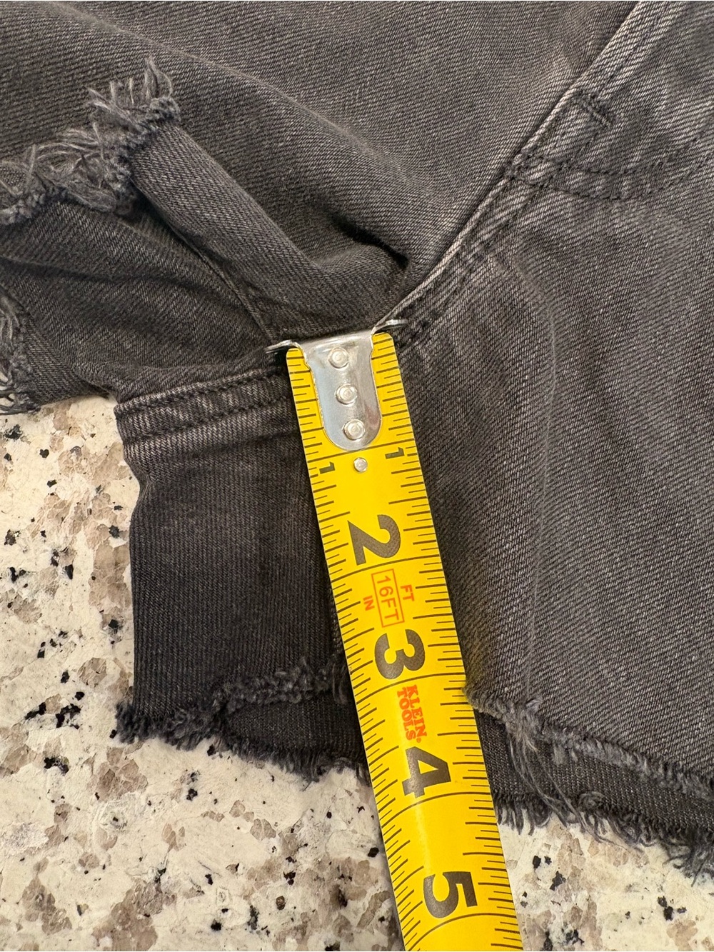 NEW Levi’s 501 High-Rise Denim Shorts Cutoff Washed Black Women’s size 31 - Picture 11 of 11